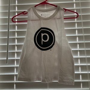 Pure Barre Crop Tank Black Circle P